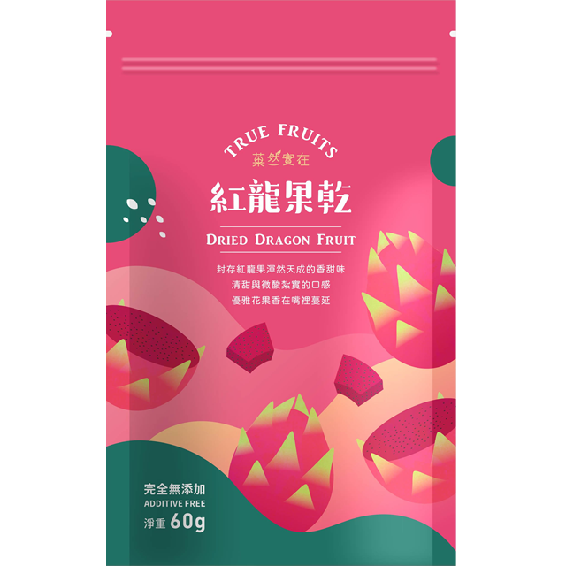 零添加 | 紅龍果果乾-60g